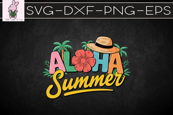 Aloha Summer Vibes Summer SVG for Graphics and Crafts