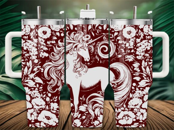 Bloom Unicorn Tumbler Graphics & Tumbler Wraps Review