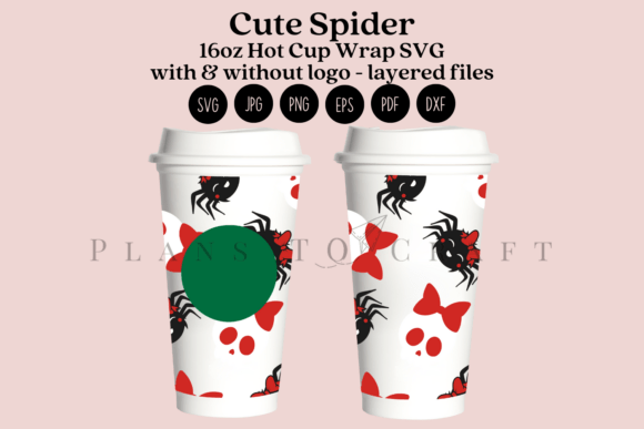 Cute Spider Halloween Cup Wrap: A Designer's Review
