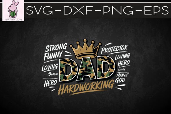 Father's Day Best Dad Ever Cool SVG: Graphics & Crafts