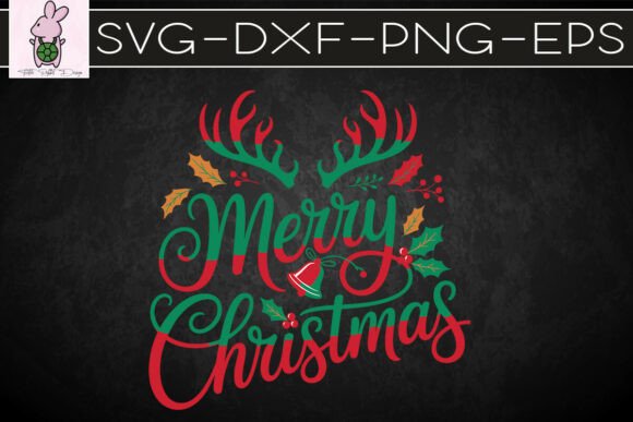 Festive Merry Christmas Holiday SVG: Graphics & Crafts for Branding