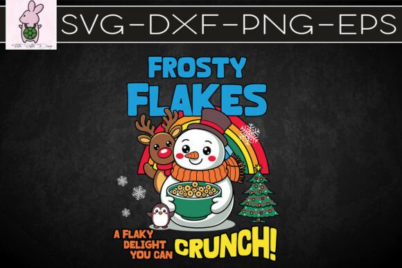Frosty Flakes Winter Delight SVG: Graphics & Print Templates