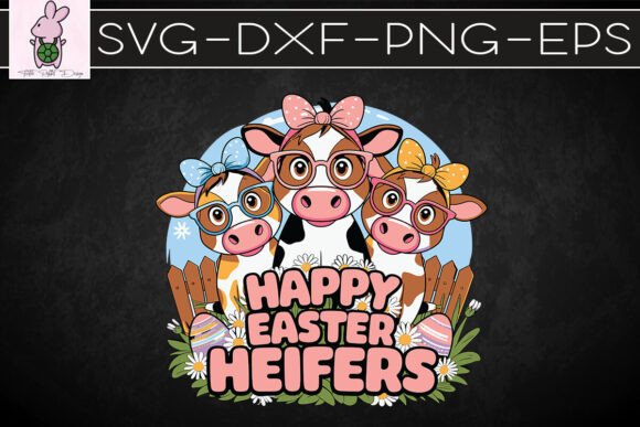 Happy Easter Heifers Western Bunny: Stitch Test
