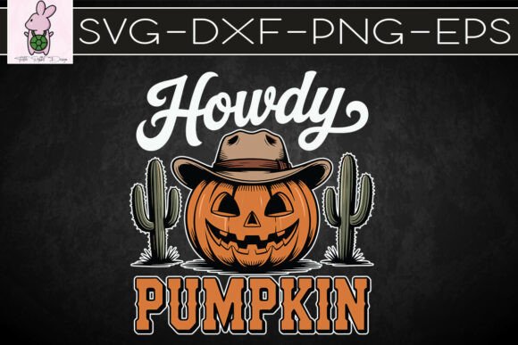Howdy Pumpkin Fabric Autumn SVG – Embroidery Field Test