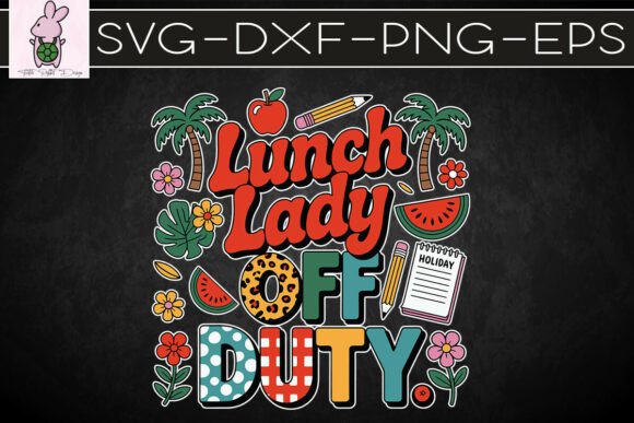 Lunch Lady off Duty Summer Tumbler Graphics & Crafts