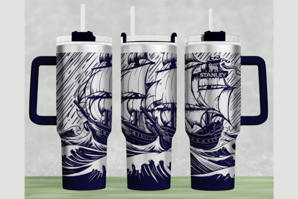 Sailing Ships Laser Wrap Graphics for Engraving Sellers